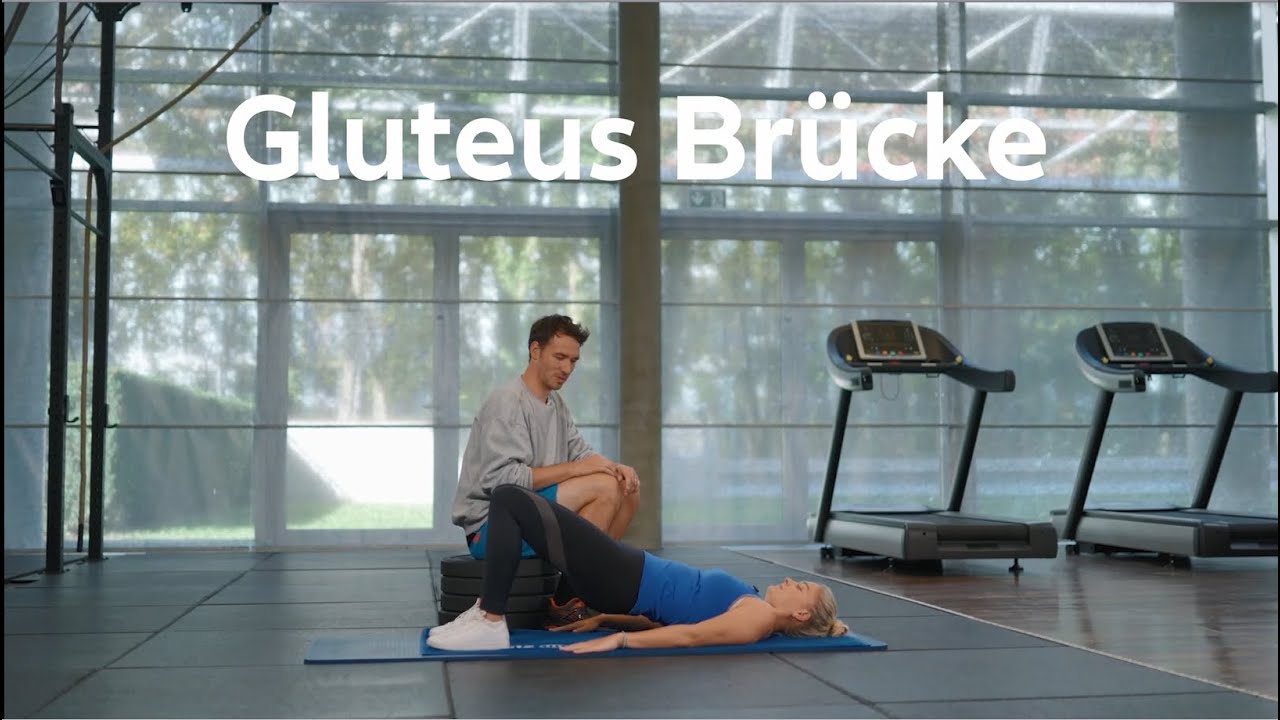 Video: Allianz gegen Schmerz – Übungen mit Felix Neureuther: Gluteus Brücke