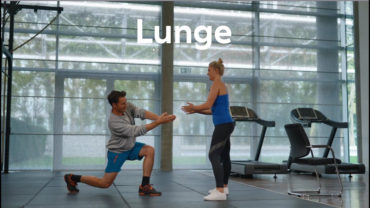 Video: Allianz gegen Schmerz –Übungen mit Felix Neureuther: Lunge Varianten